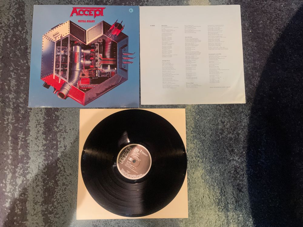 Accept Metal Heart LP 1985 Kaufen auf Ricardo