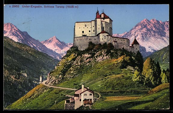 Ansichtskarten: AK Unter-Engadin, Schloss Tarasp – Gebraucht aus Berlin von bartko-reher
