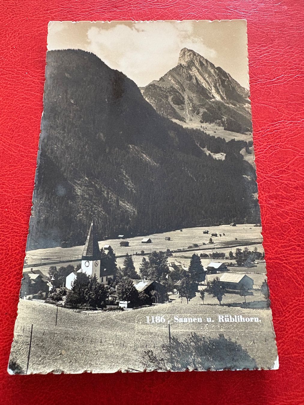 Cartoline postali: 1937 // Saanen u. Rüblihorn – Usato da St-Légier-La Chiésaz venduto da Theo005
