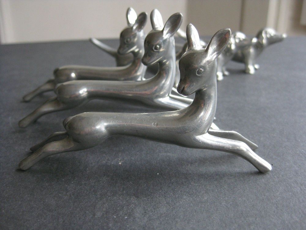 Porte-couteau Animalier Suisse En étain - Décor Cheval, Swiss Made