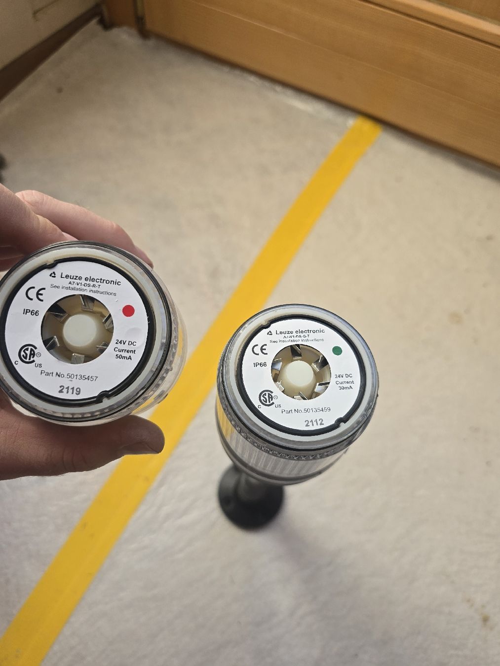 Lampade: Leuze Signalsäulenelement A7-MP1-250 – Usato da Uster venduto da DuVaekkedeMig 1