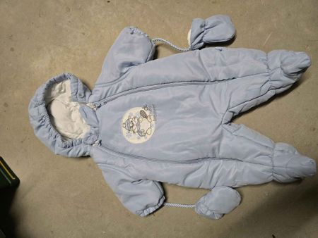 Schneeanzug Baby hellblau Grösse 50/56