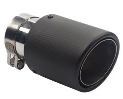 CARBON Matt Auspuffblende 54mm 101mm