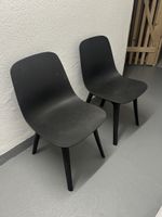 Set of 2 Black Ikea SKALSTA Dining Chairs 