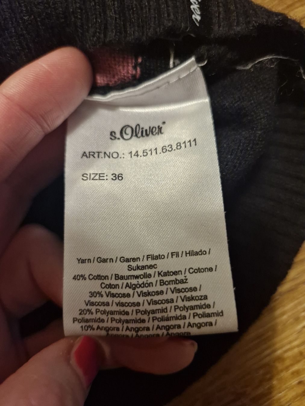 S.Oliver Gilets & Westen: s.Oliver Pullunder Argyle-Muster Gr.36 Top Zustand! – Gebraucht aus Bottmingen von mbrunetti1 5