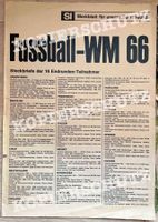 Fussball WM 1966 Schweizer Nationalmannschaft (rar)
