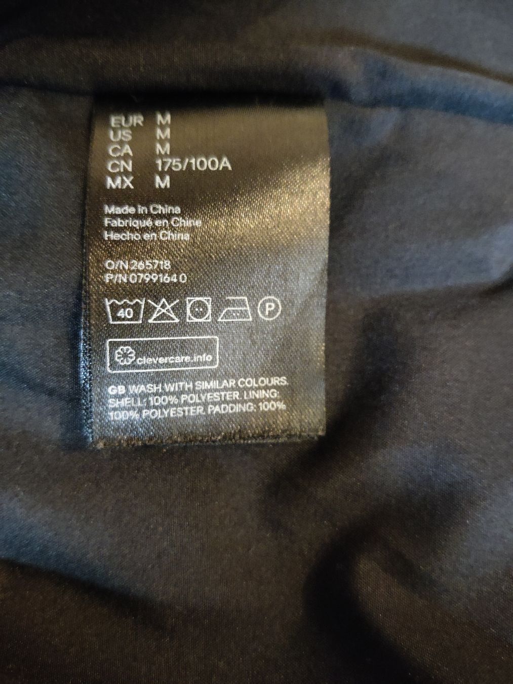 H&M Giacche: H&M Herren Winterjacke Gr. M kariert – Usato da Sursee venduto da res_zzn8 7