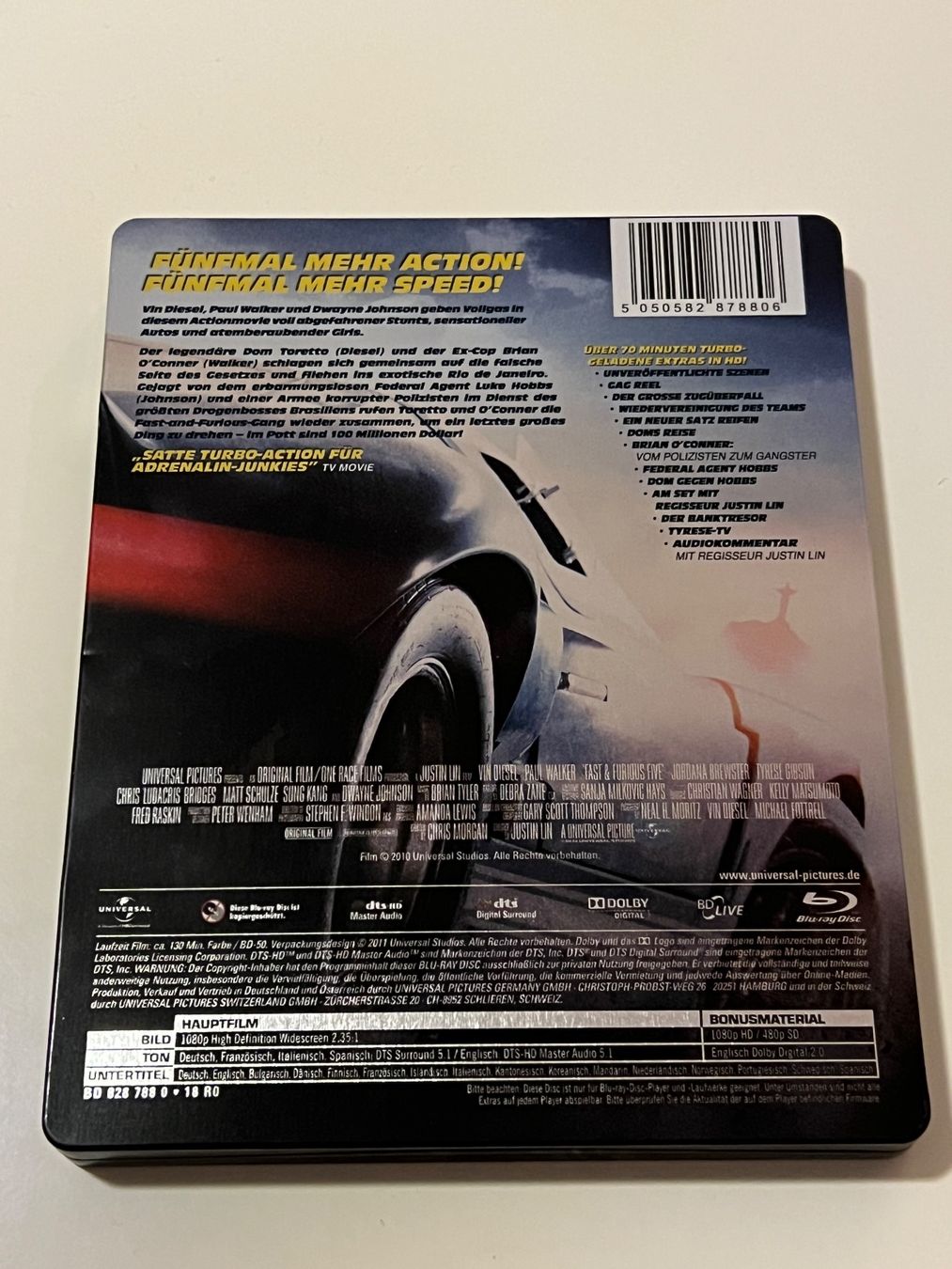 Tutti i DVDs: Fast & Furious 5 - Steelbook - Blu ray – Usato da Altstätten SG venduto da sheamus 1