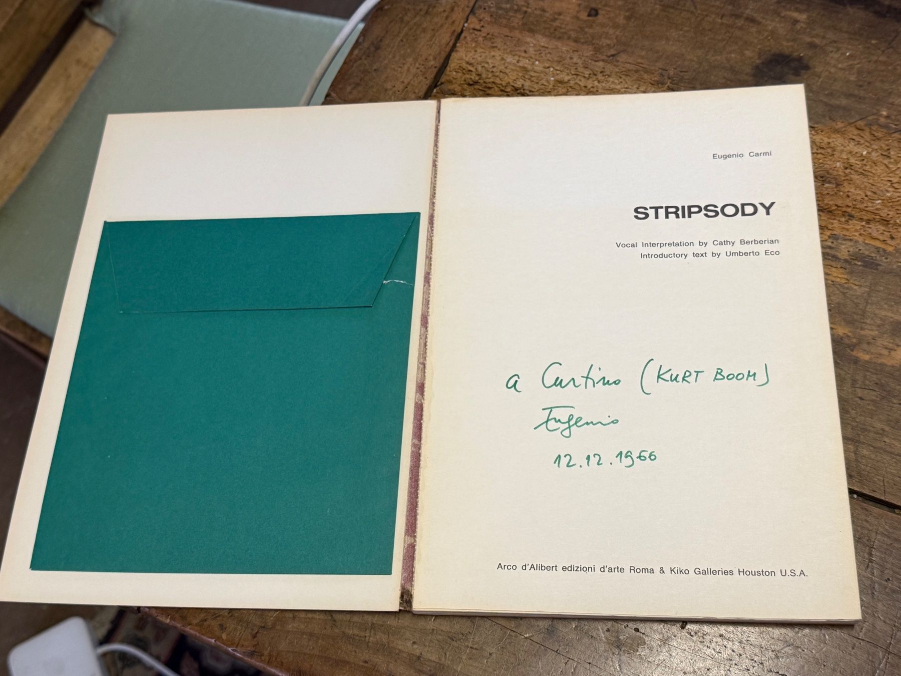 Libri: Eugenio CARMI stripsody signiert – Usato da Bern venduto da Jwpm66 1