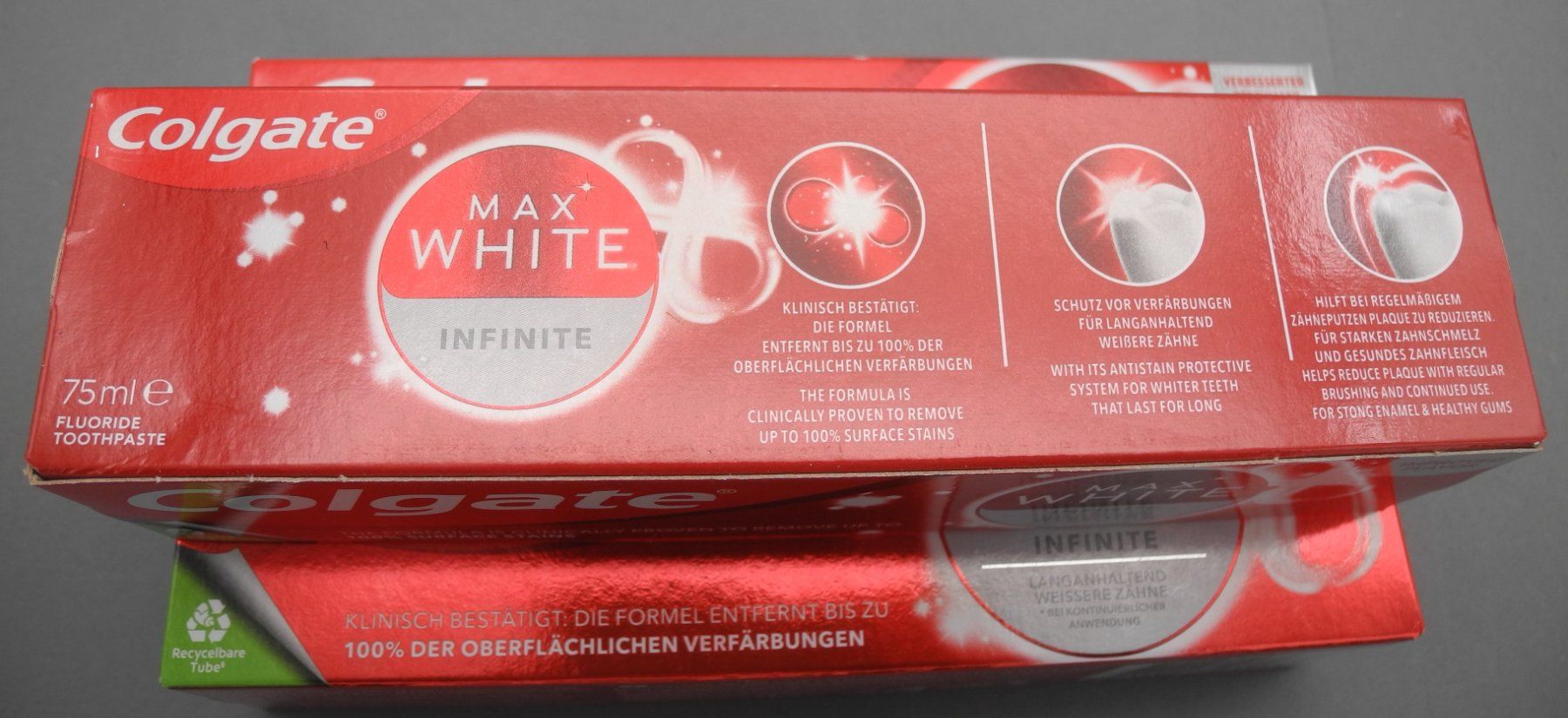 Cura dei denti: 3 x Zahnpasta Colgate Max White, Nr. k91 – Nuovo e nell'imballaggio originale da Kottwil venduto da Crazyrolf 2