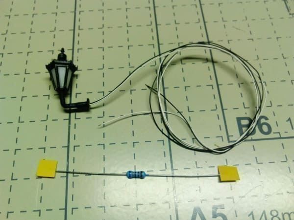Modellini di ferrovie: Nostalgie LED-Wandlaterne 1:75 – Nuovo (secondo la descrizione) da Luzern venduto da Salefactory 2