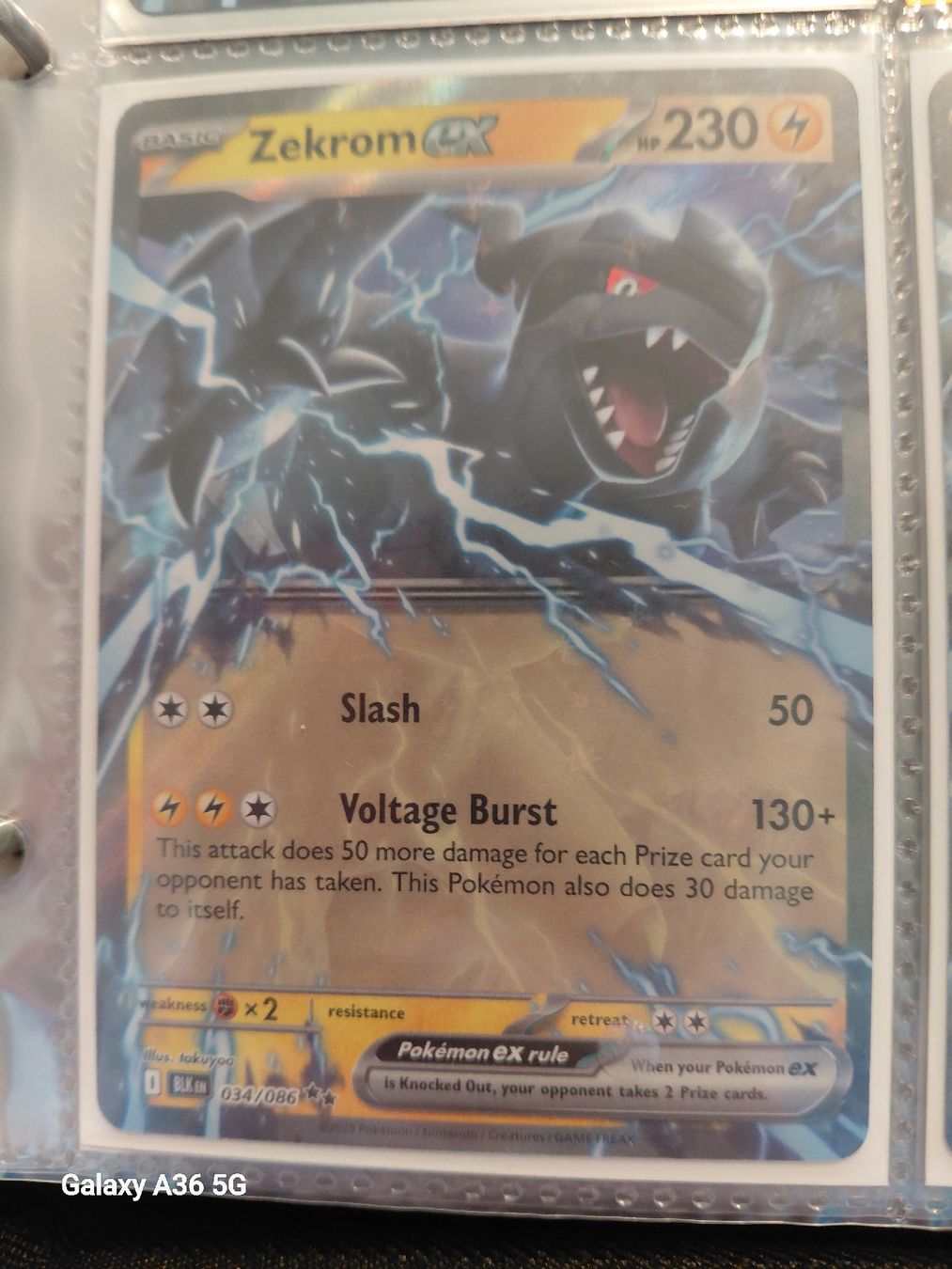 Pokémon Carte collezionabili: Zekrom ex 034/086 – Nuovo (secondo la descrizione) da Zuchwil venduto da Sam-ler-in