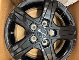 4x Borbet Alufelge 16 Zoll Schwarz Neu Fiat