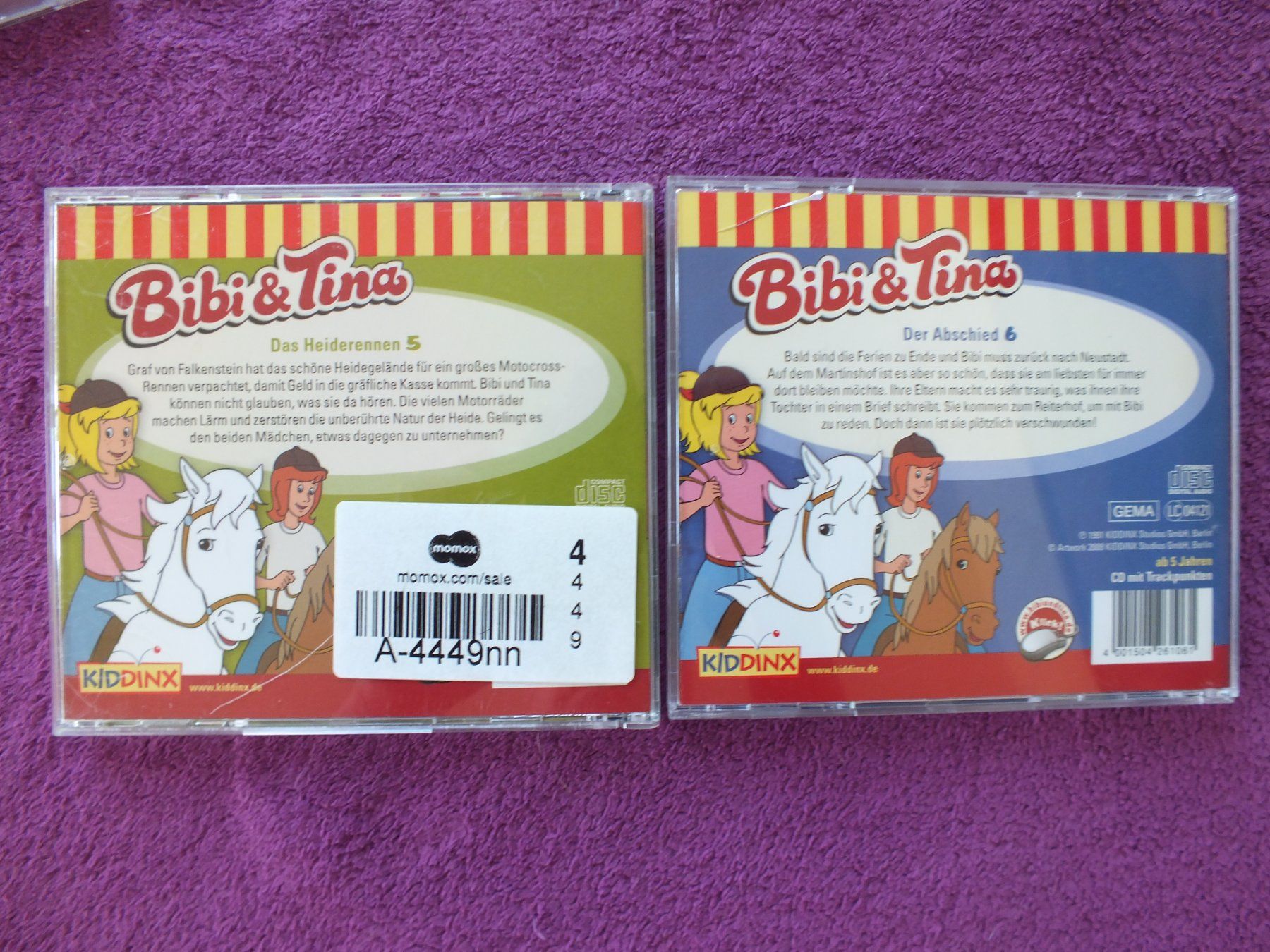 CD: 6 - Bibi & Tina - Hörspiel - CD´s – Usato da Müllheim Dorf venduto da Seeeule01 6