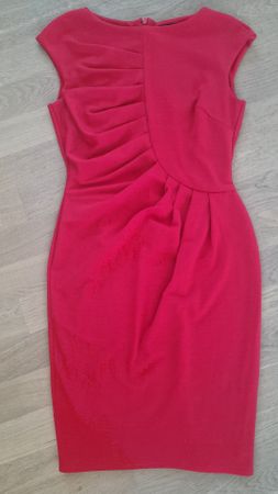 "Lady in Red" schickes Stretchkleid, figurbetont, Gr. S