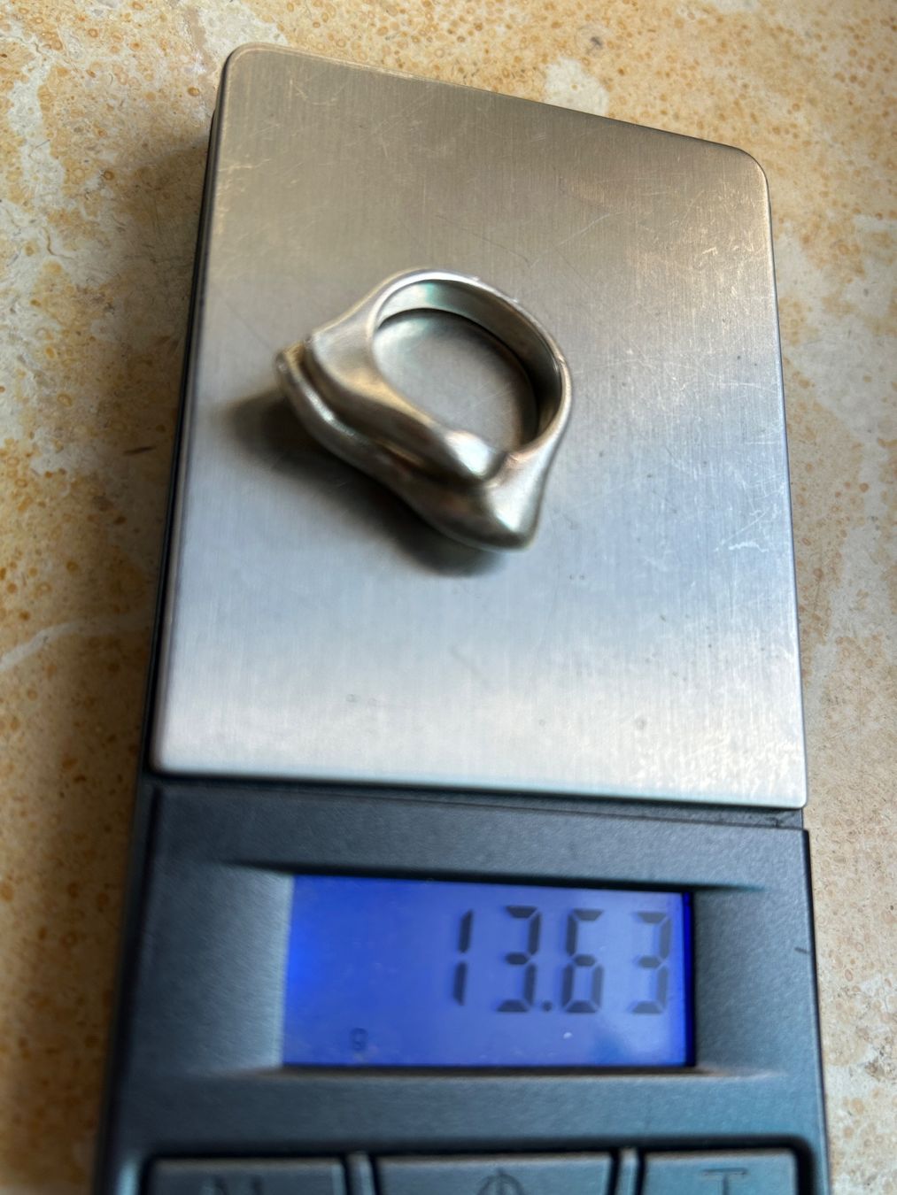 Anelli: Silberring Designerring WAVE Gr. 58 – Usato da Dittingen venduto da Bijoubelle 9