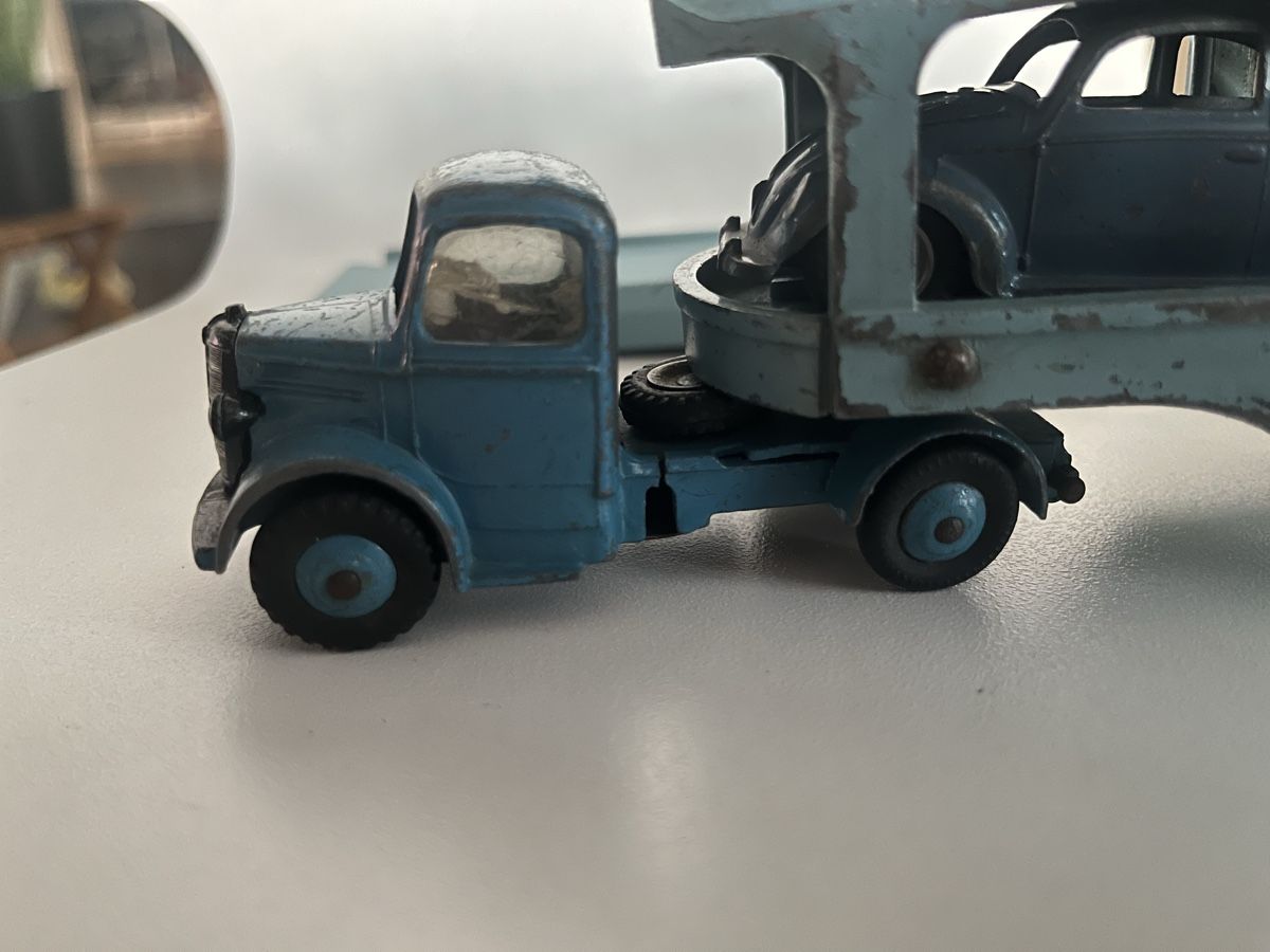Dinky Toys Modellini d'auto: Dinky Toys VW Transport Käfer Karmann Ghia Pullmore – Usato da Tafers venduto da Hansi-44 2