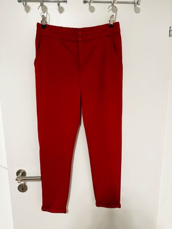 Stoffhose Free/Quent rot Grösse M -neu