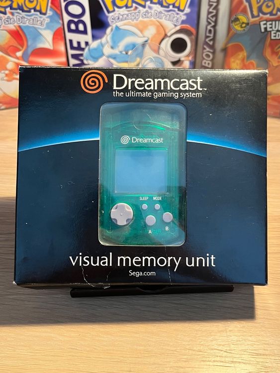 Sega Dreamcast Visual Memory Card mit OVP CIB Original 1999 (Gebraucht ...