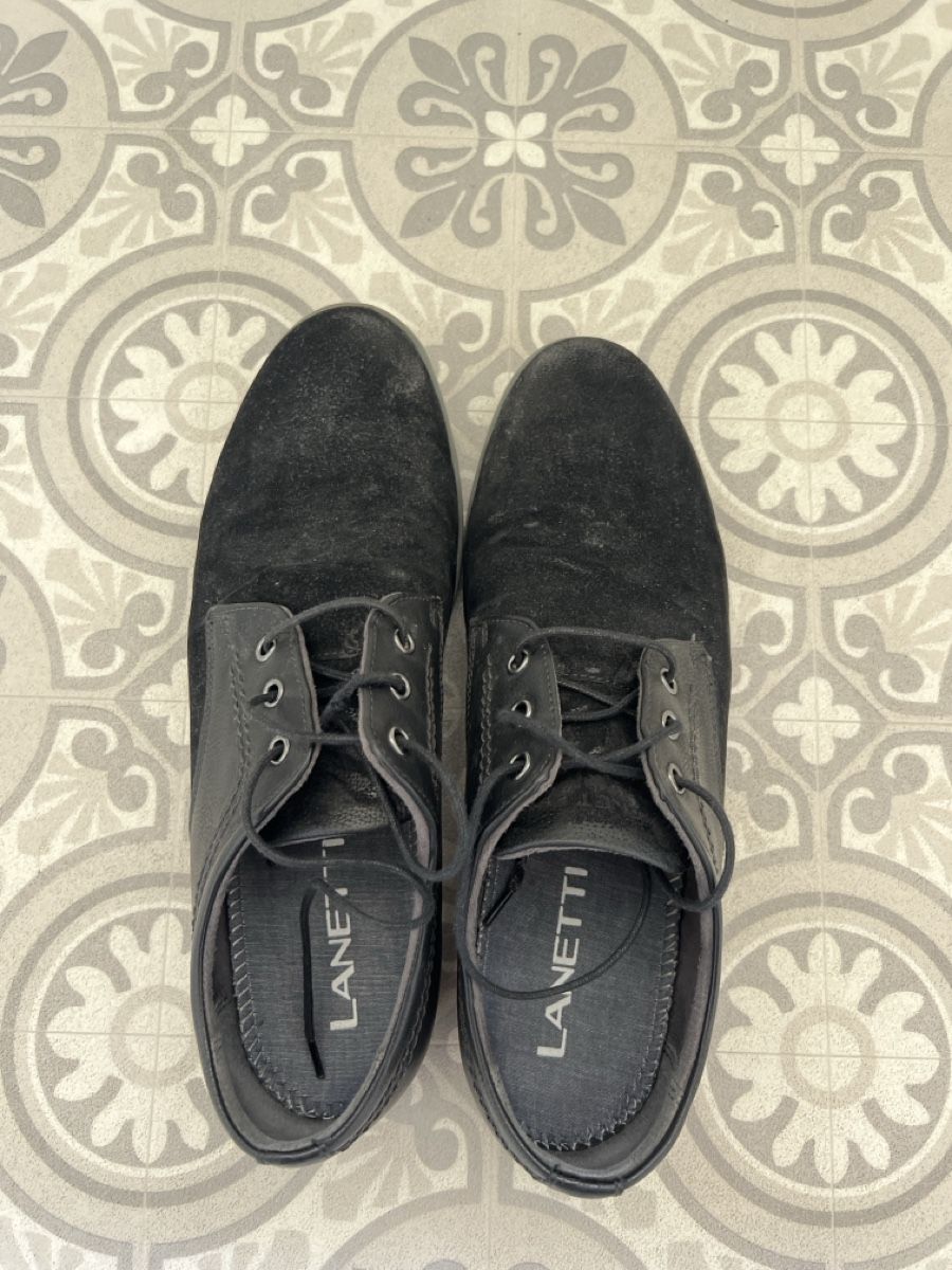 Herrenschuhe: Schuhe LANETTI Herren Schwarz Grösse 42 – Gebraucht aus Luzern von Leuchtenstadt23 1