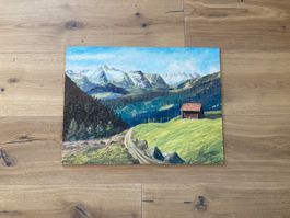 Gemälde Bild J. Renard Landschaft