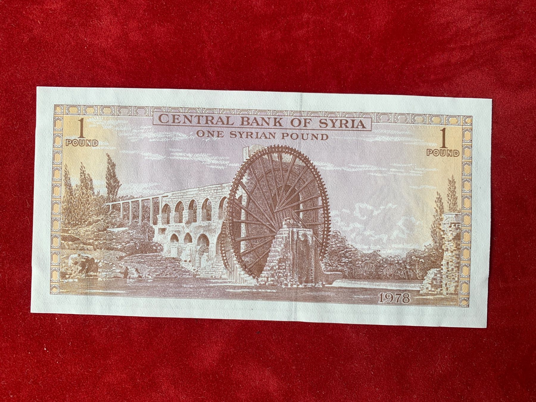 Banconote: SYRIA - 1 Pound 1978 - Uncirculated / Unzirkuliert – Usato da Le Lignon venduto da Trikles 1