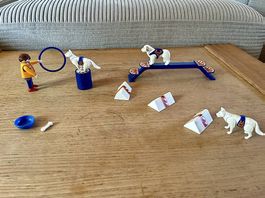Playmobil parcours de chiens