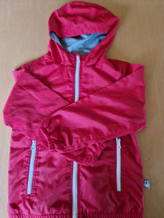 Regenjacke Benetton 120 S rot