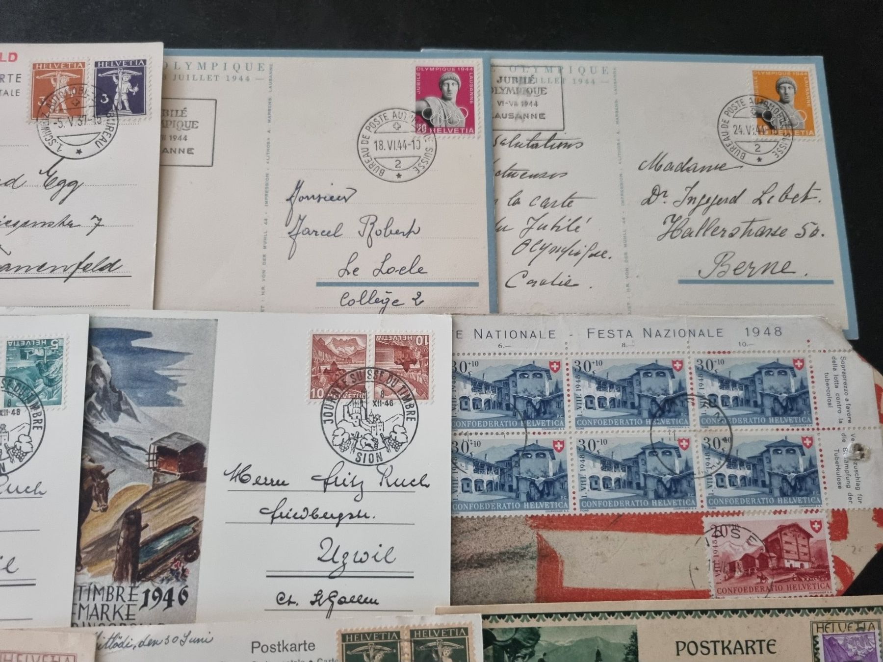 Tutti i francobolli: Lot mit 20 Postkarten/AK/Etikette – Usato da Gümligen venduto da Geniusbuy 3