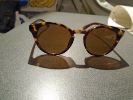 Sonnenbrille CCF M06, braun/gelb gefleckt
