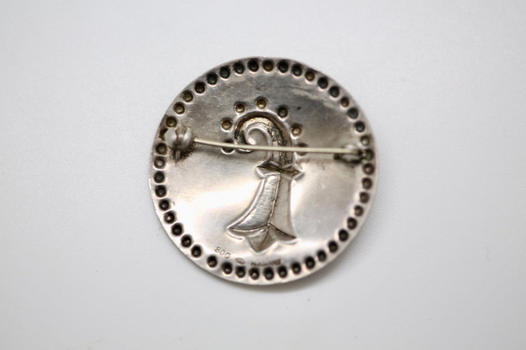 Spille & Fermagli: Baselland Abzeichen Brosche aus 800 Silber – Usato da Reinach BL venduto da Han-Numismatik 1
