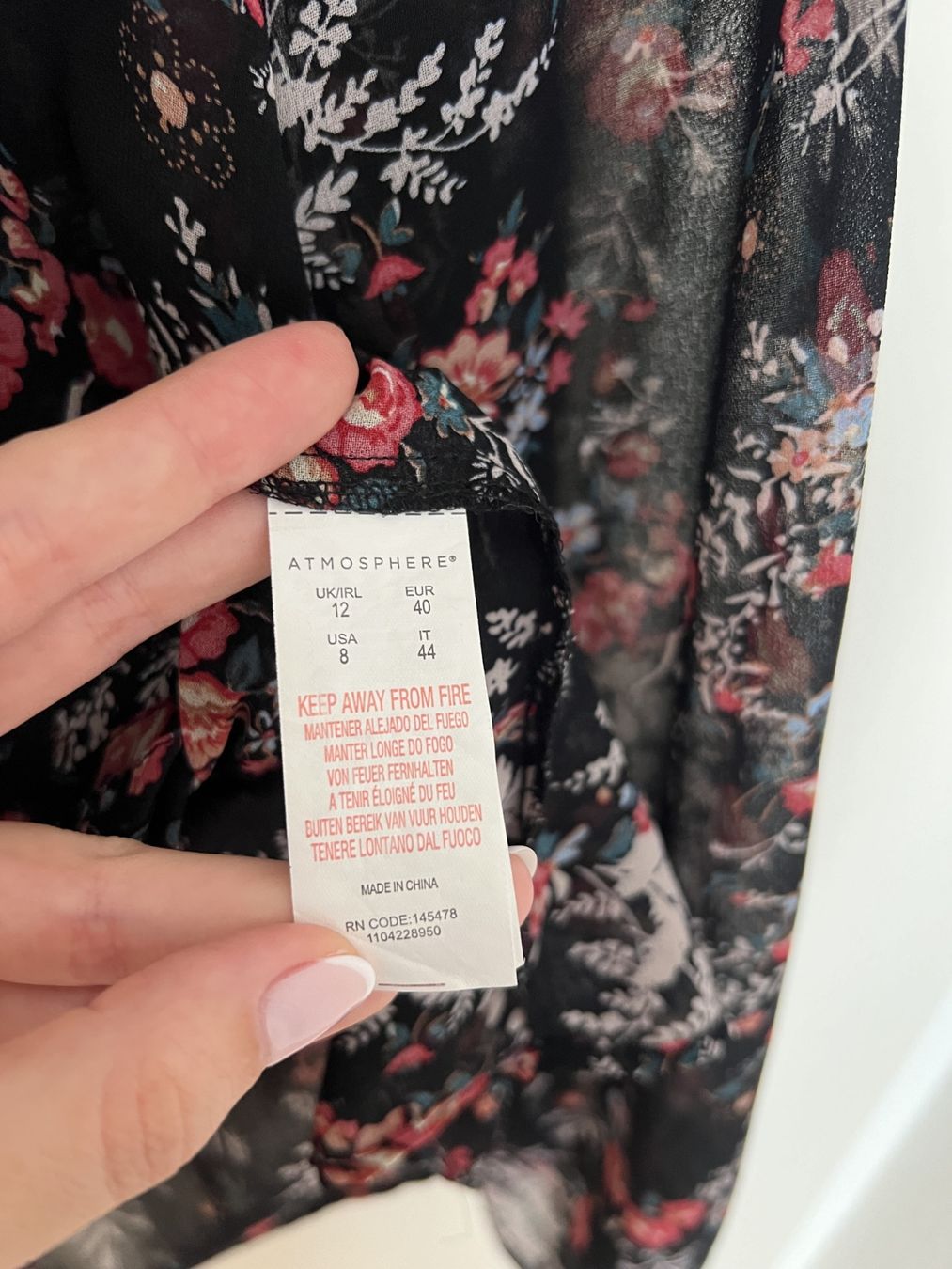 Camicette: ATMOSPHERE Blouse Flowers EUR 40 – Usato da Horgen venduto da linuxrp 4