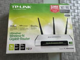 TP-Link Gigabit Router, Model TL-WR1043ND, Guter Zustand