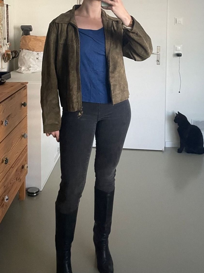 Giacche: Wunderschöne wildlederjacke von CREEKS / Veste en daim – Usato da Zürich venduto da AnnaSa 2