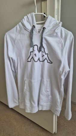 Kappa Kapuzenpullover weiss mit Logo guter Zustand