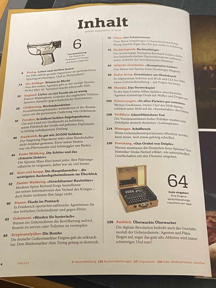 Riviste & Magazine: Zeitschrift Spiegel – Usato da Niederhünigen venduto da Hansuelikunz 1
