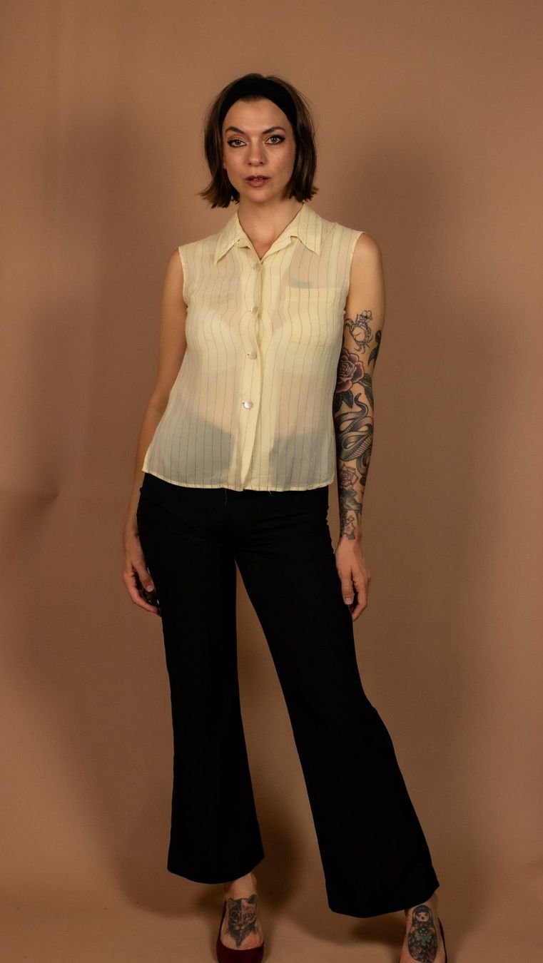 Max Mara Blusen: MAX MARA White Silk Blouse - Size S – Gebraucht aus Hombrechtikon von BAZ-Vintage 3