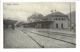 Wattwil (SG) Toggenburg - Bahnhof - Stempel Ricken 1912