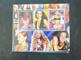 2003 Kirgistan Shania Twain und andere Block **  (A184)