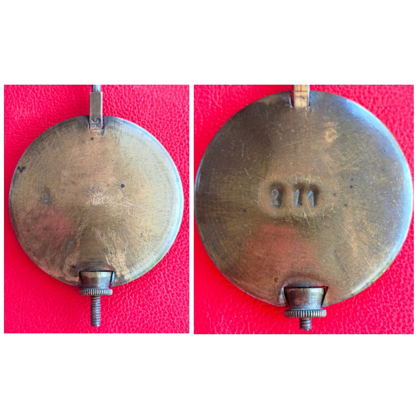 Stand- & Wanduhren: Uhrenpendel, Pendelstab mit Pendellinse aus Messing / 211 – Gebraucht aus Zürich von Tanteemma369 4