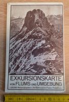 Alte Exkursionskarte von Flums und Umgebung (1936)