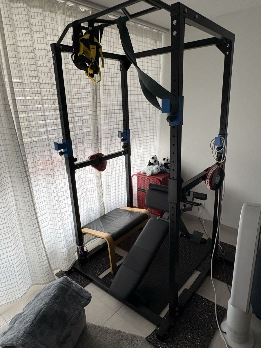 TecTake Hometrainer: Kraftturm Power Cage – Gebraucht aus Siglistorf von neinnein