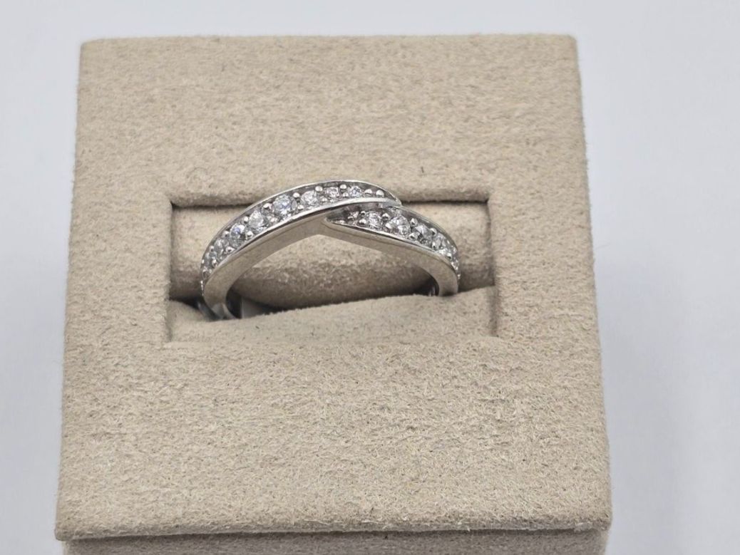 Anelli: Ring Silber 925 Zirkonia Gr. 54 – Nuovo e nell'imballaggio originale da Zug venduto da gold.schmuck