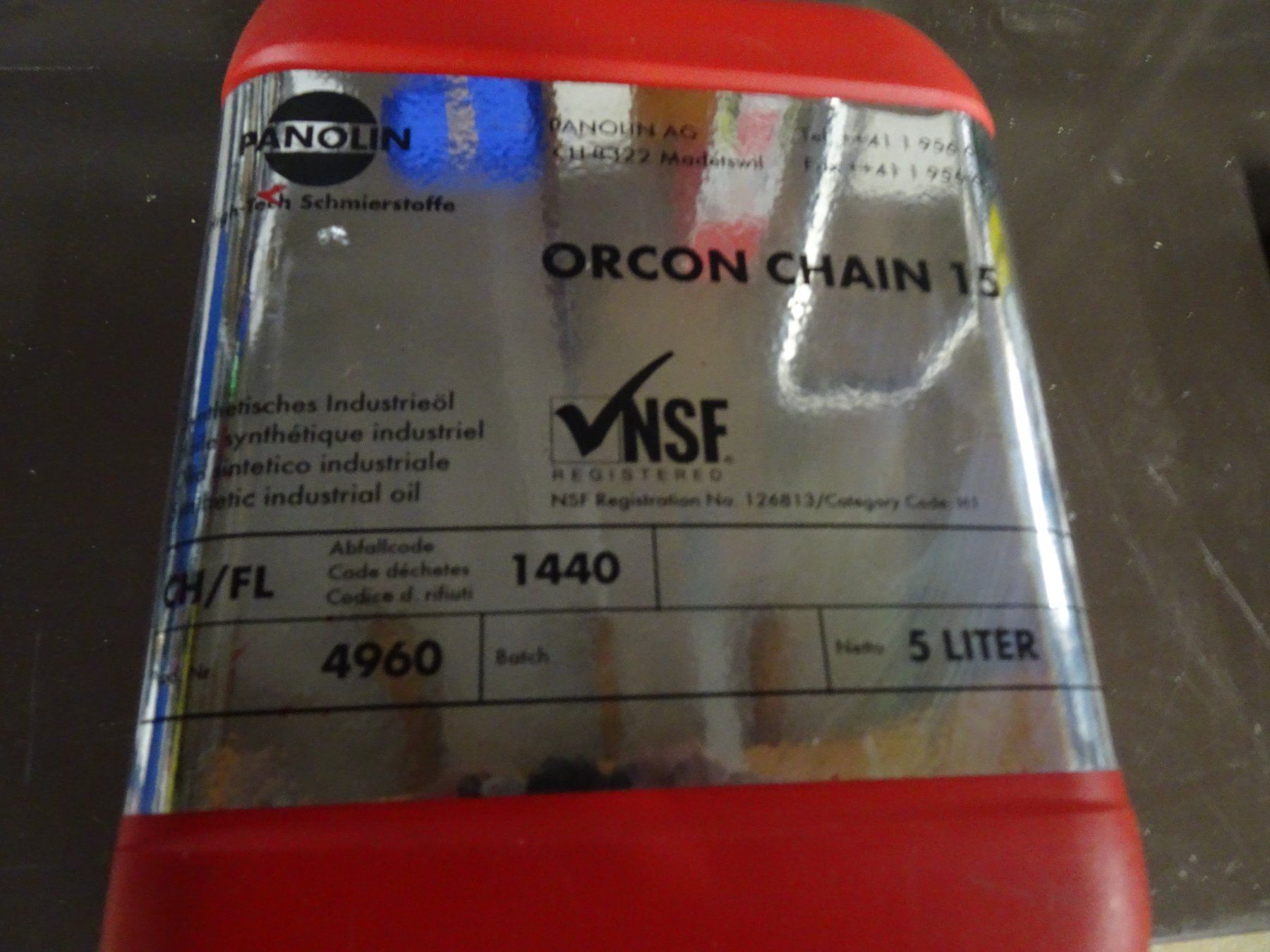 Tutti gli attrezzi: Panolin ORCON Chain 15 – Usato da Stein AR venduto da Bienli4