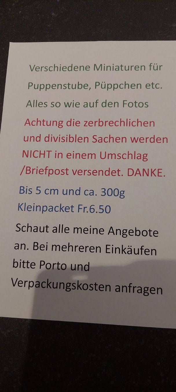 Bambole: Mini Puppenkleidchen neu  ungebraucht – Nuovo (secondo la descrizione) da Muri AG venduto da nindo1 1
