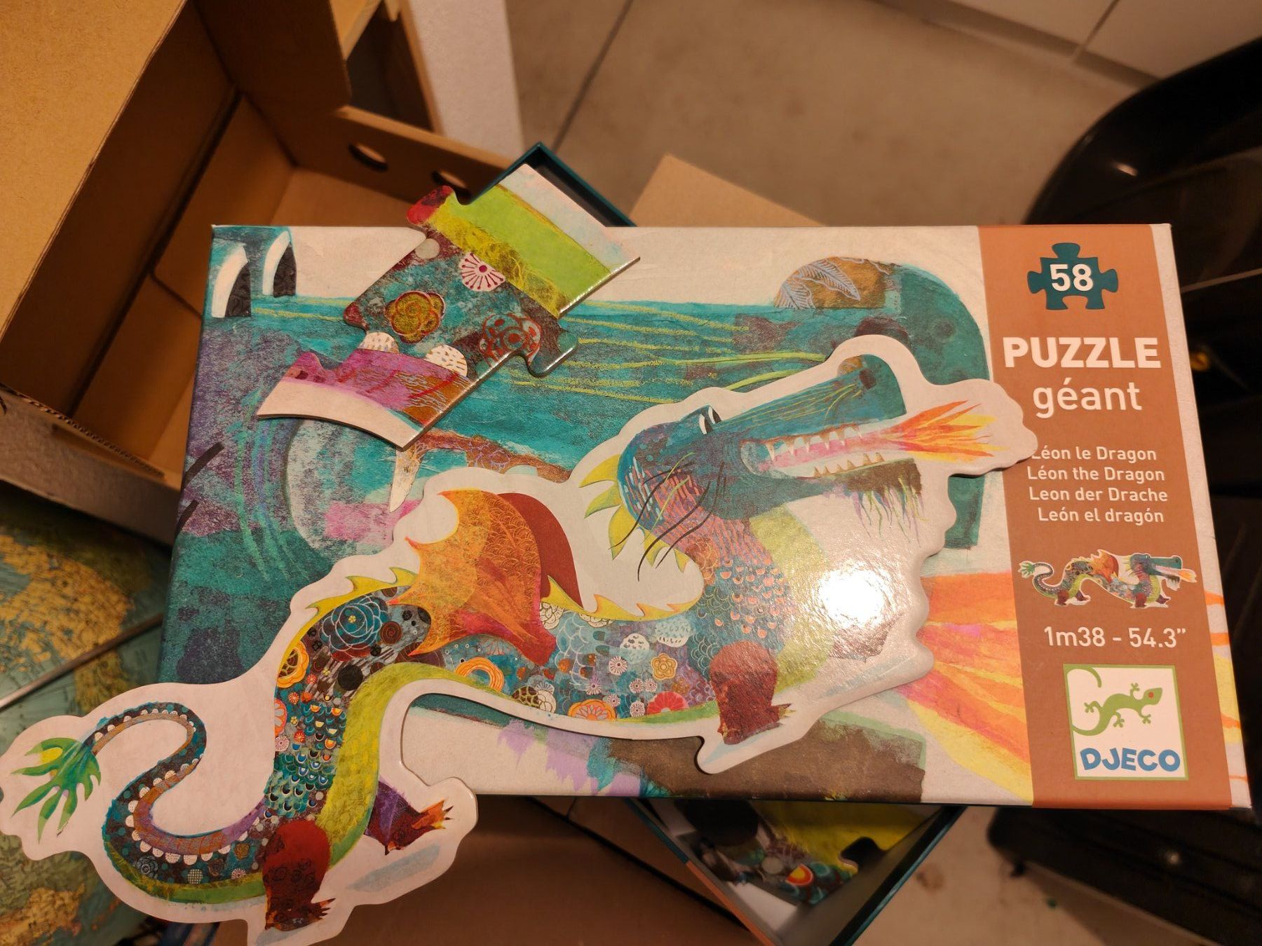 Djeco Puzzles: Djeco Puzzle Drache – Gebraucht aus Schötz von lukui