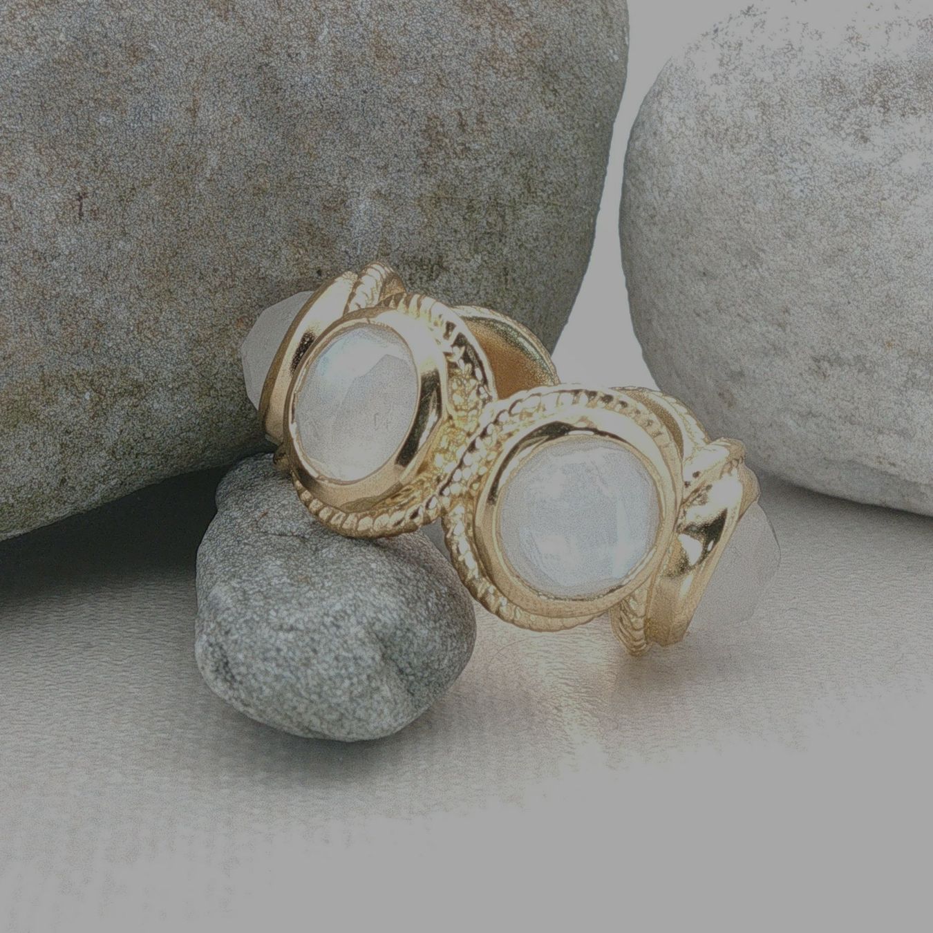 Olga Ribler Bagues: Memory Mondstein Silber Ring 925 Grösse 55 – Neuf (Voir description) à Luzern par Schmuckoutlet 4