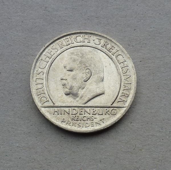 Tutti le monete: DR ++ 3 Reichsmark 1929 – Usato da Walkringen venduto da Casablanca777 1