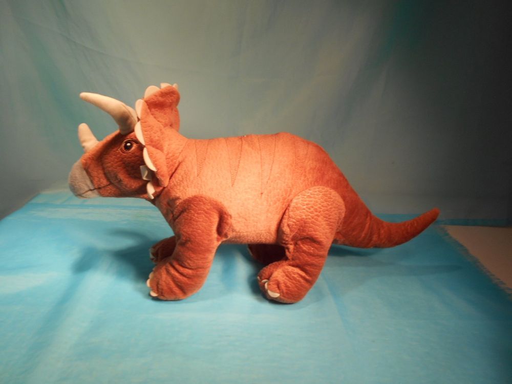 Toob Plastoy Dinosaurier Figur Triceratops – 20,3 Cm Lang, Naturgetreu Grün-braun, Für Sammler Ab 3 Jahren