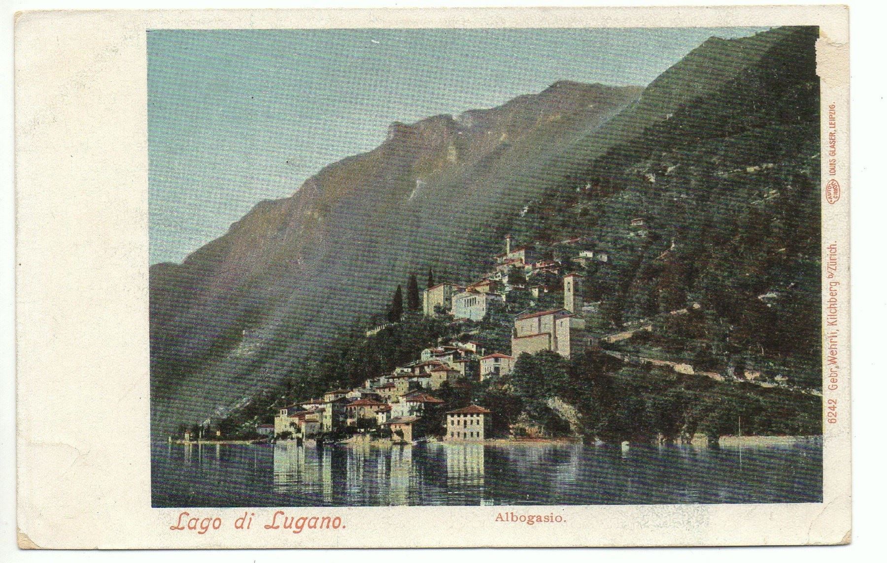 Cartoline postali: ALBOGASIO Lago di Lugano – Usato da Jona venduto da philajona